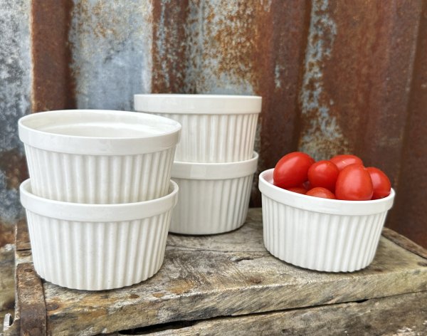 Ugnsform Ramekin rund modell i porslin