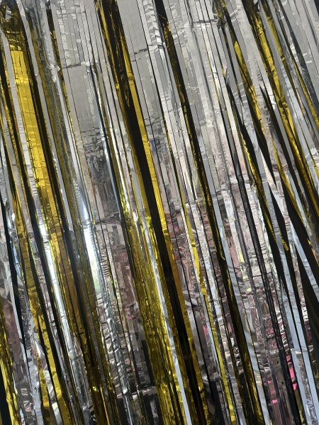 Draperi guld och silver för kals och glitter fest 