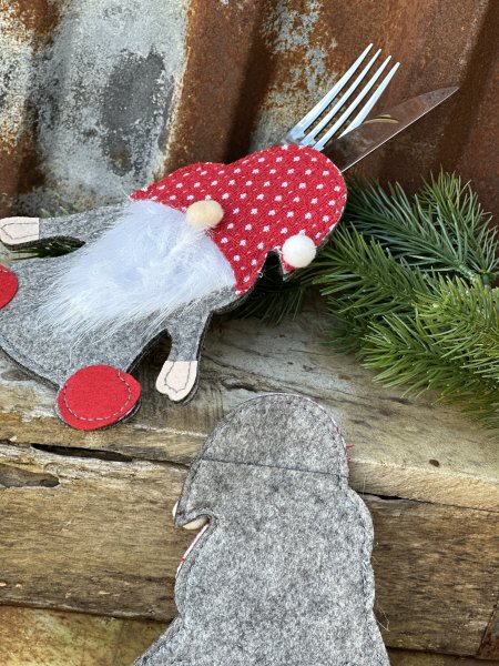 Bestick tomte att duka med