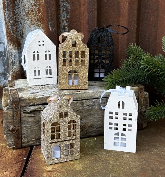 Hus jul med LED belysning 