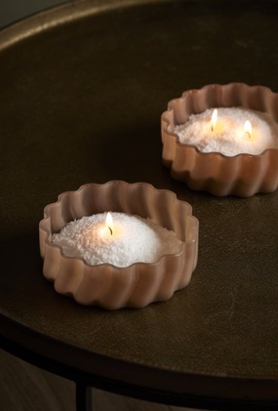 Vit ljus sand i 100% stearin