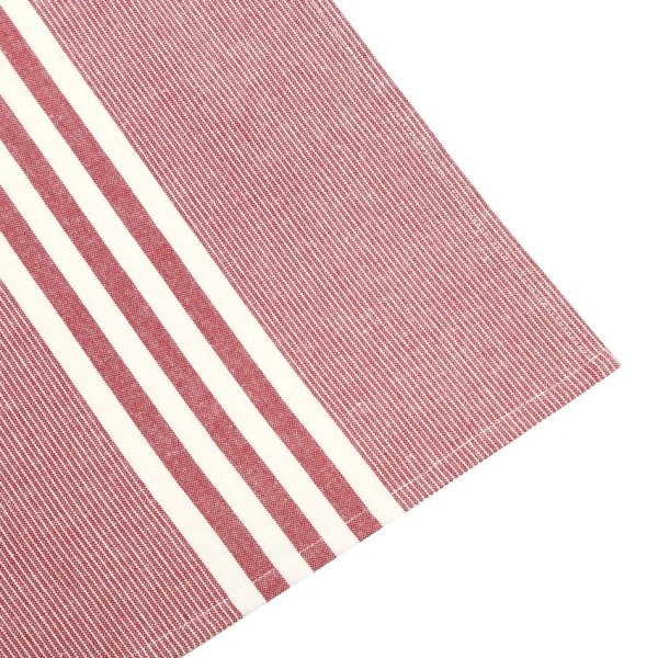 Kökshandduk Mikaela i rött och vitt 3-pack 