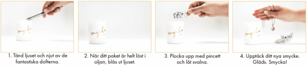 Ett stort exklusivt doft & massage ljus från klinta Prosecco & Vanilj . Med en riktigt fräsch och lättsam doft. Mousserande fris