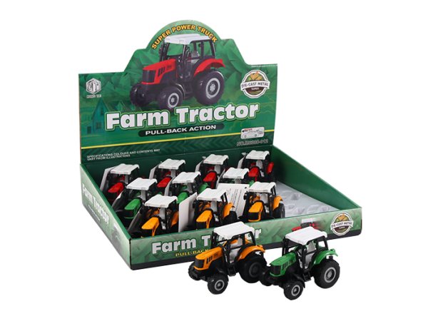 Traktor med rullande däck