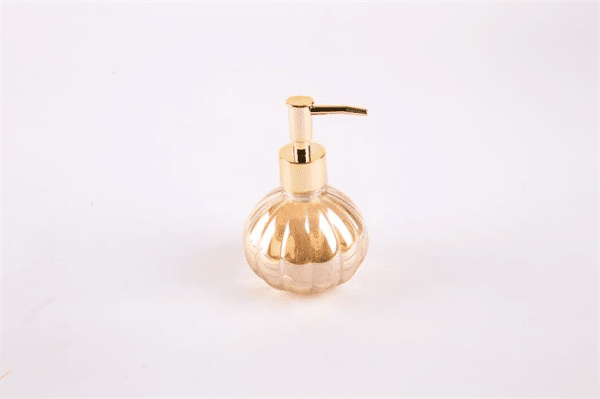 Tvålpump i guld och bärnstens skimmer